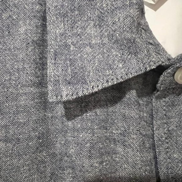 Emily Phillips Girlfriend Dress in Blue Chambray 5 - Picture 7 of 8